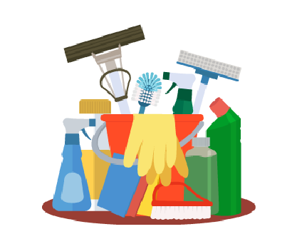Janitorial products icons